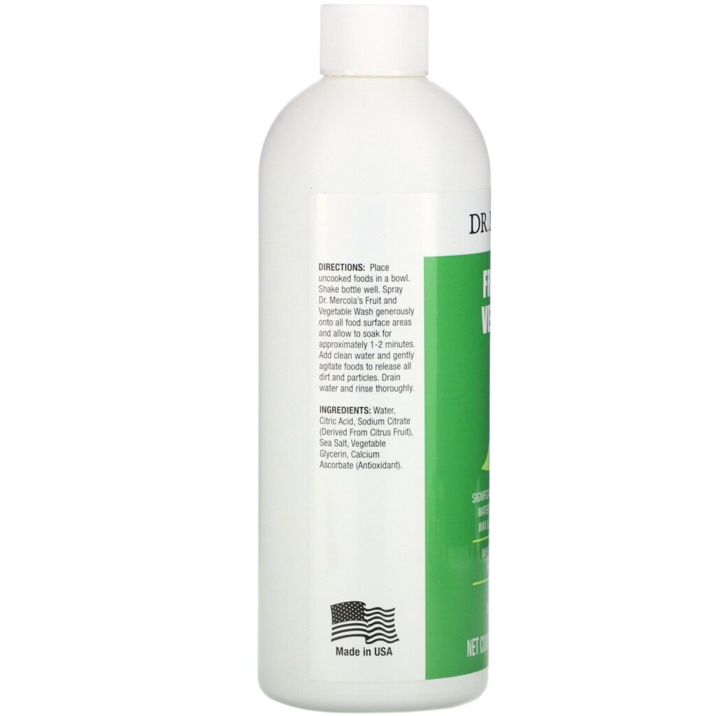 Dr. Mercola, Limpeza de Frutas e Vegetais, 16 fl oz (473 ml) - Imagem 2