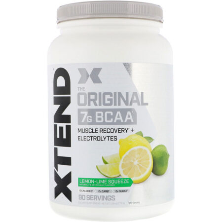 Xtend, The Original, 7 g de BCAA, Squeeze de Limão Siciliano e Limão Taiti, 1,26 kg (2,78 lb)