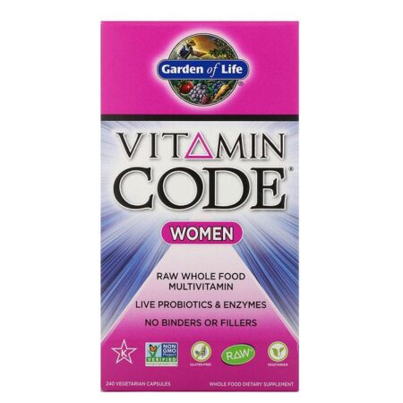 Garden of Life, Vitamin Code, Women, 240 Vegetarian Capsules