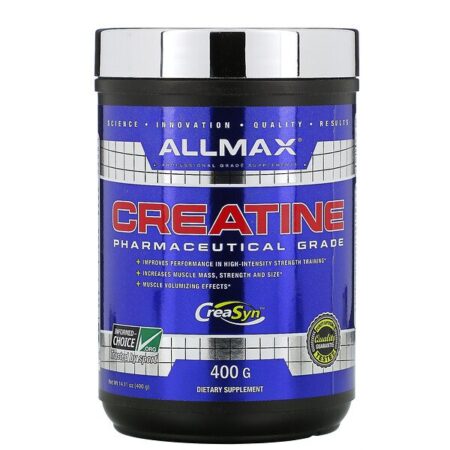 ALLMAX Nutrition, Creatina em Pó, 100% Creatina Micronizada Pura Monoidratada, Creatina de Grau Farmacêutico, 14.11 onças (400 g)