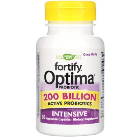 Nature's Way, Fortify Optima Probiotic, Intensive, 200 Billion, 30 Vegetarian Capsules - Image 3