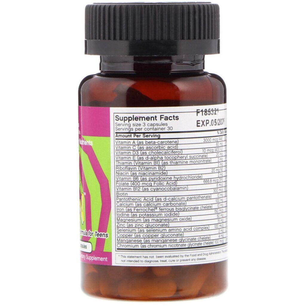 FutureBiotics, M.V. Teen, 90 Cápsulas - Imagem 2