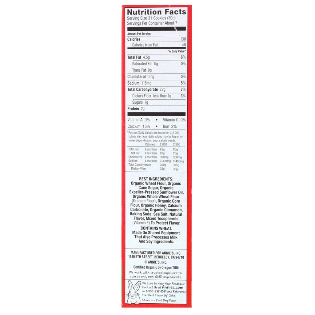 Annie's Homegrown, Organic Bunny Grahams, Cinnamon, 7.5 oz (213 g) - Imagem 2
