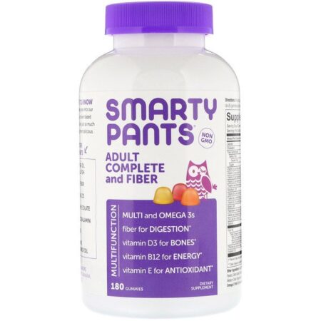 SmartyPants, Adult Complete and Fiber, 180 Gomas Mastigáveis