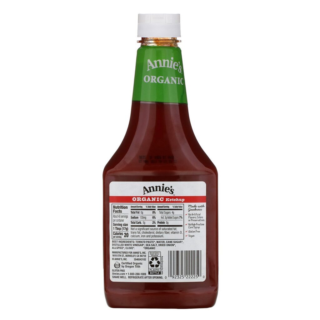 Annie's Naturals, Orgânico, Ketchup, 680 g (24 oz) - Imagem 2