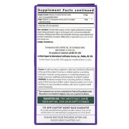 New Chapter, Women's Advanced Multi, 72 Vegetarian Tablets - Image 3