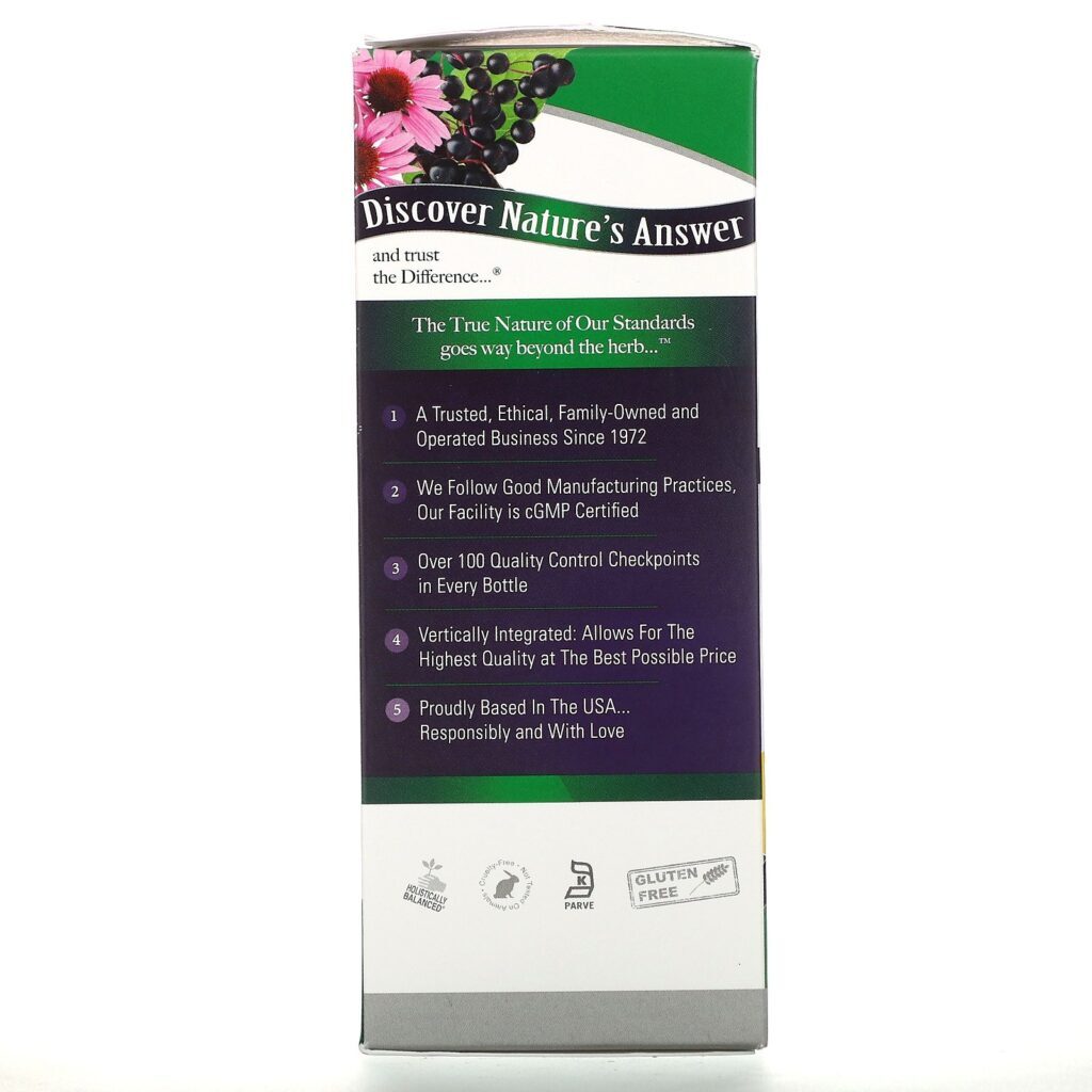 Nature's Answer, Sambucus para o Sistema Imune, Sambucus nigra, 5000 mg, 4 fl oz (120 ml) - Imagem 2