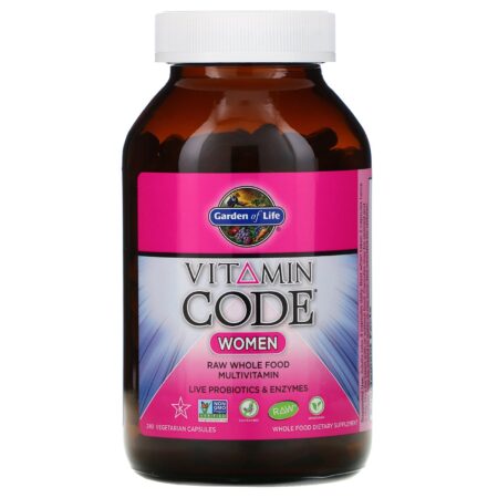 Garden of Life, Vitamin Code, Women, 240 Vegetarian Capsules - Image 3