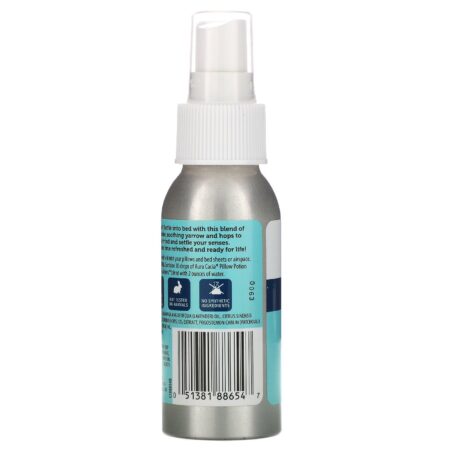 Aura Cacia, Poção do Travesseiro, Spray Essential Solutions, 2 fl oz (59 ml) - Image 3