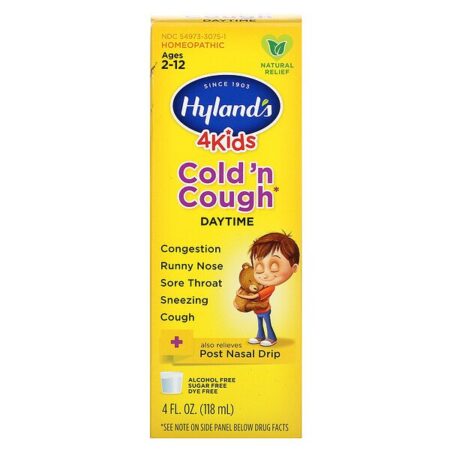 Hyland's, 4 Kids Cold 'n Cough, Entre 2 a 12 Anos, 118 ml (4 fl oz)