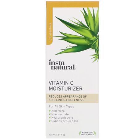 InstaNatural, Hidratante com Vitamina C, Antienvelhecimento, 100 ml (3,4 fl oz) - Image 2