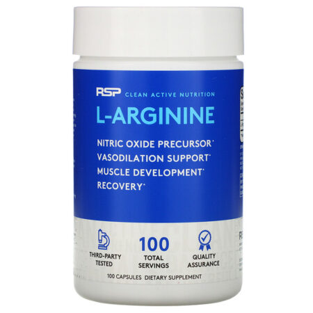 RSP Nutrition, L-Arginine, 100 Capsules