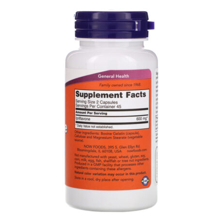 Now Foods, Ipriflavona, 300 mg, 90 Cápsulas - Imagem 2