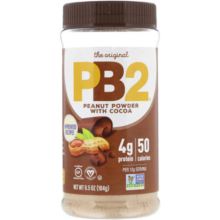 PB2 Foods, PB2, Manteiga de Amendoim em Pó com Cacau, 6,5 oz (184 g)