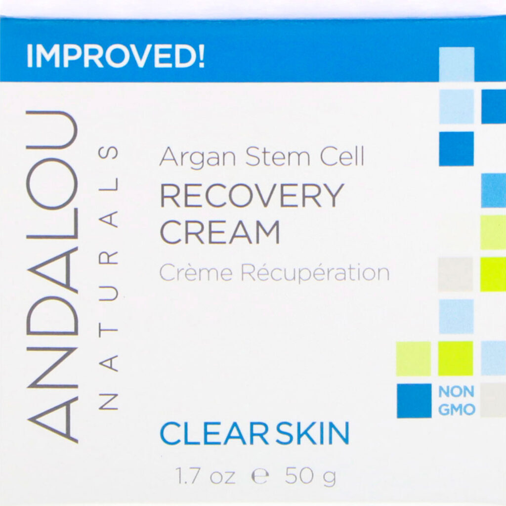 Andalou Naturals, Creme de Recuperação de Células Tronco de Argan, Pele Mais Clara, frasco de 1,7 oz (50 ml) - Imagem 2
