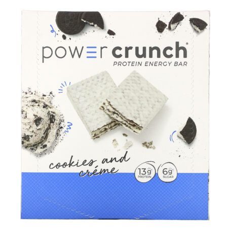 BNRG, Power Crunch Protein Energy Bar, Original, Cookies e Crème, 12 Barrinhas, 40 g (1,4 oz) Cada - Image 2