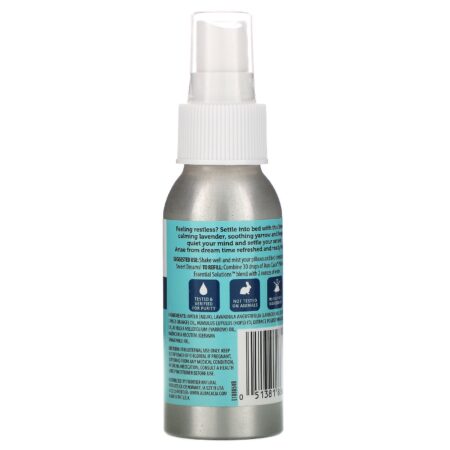 Aura Cacia, Poção do Travesseiro, Spray Essential Solutions, 2 fl oz (59 ml) - Image 2