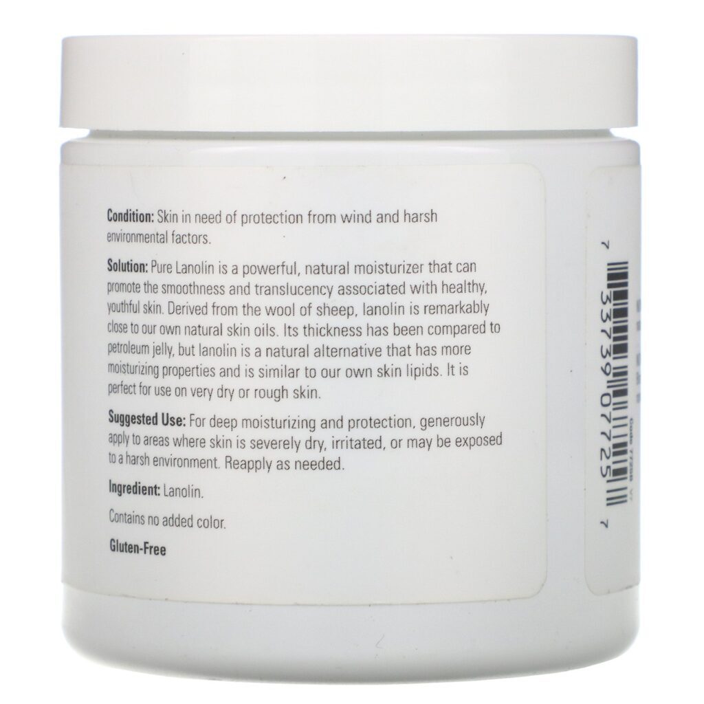 Now Foods, Solutions, Lanolina Pura, 198 g (7 oz) - Imagem 2