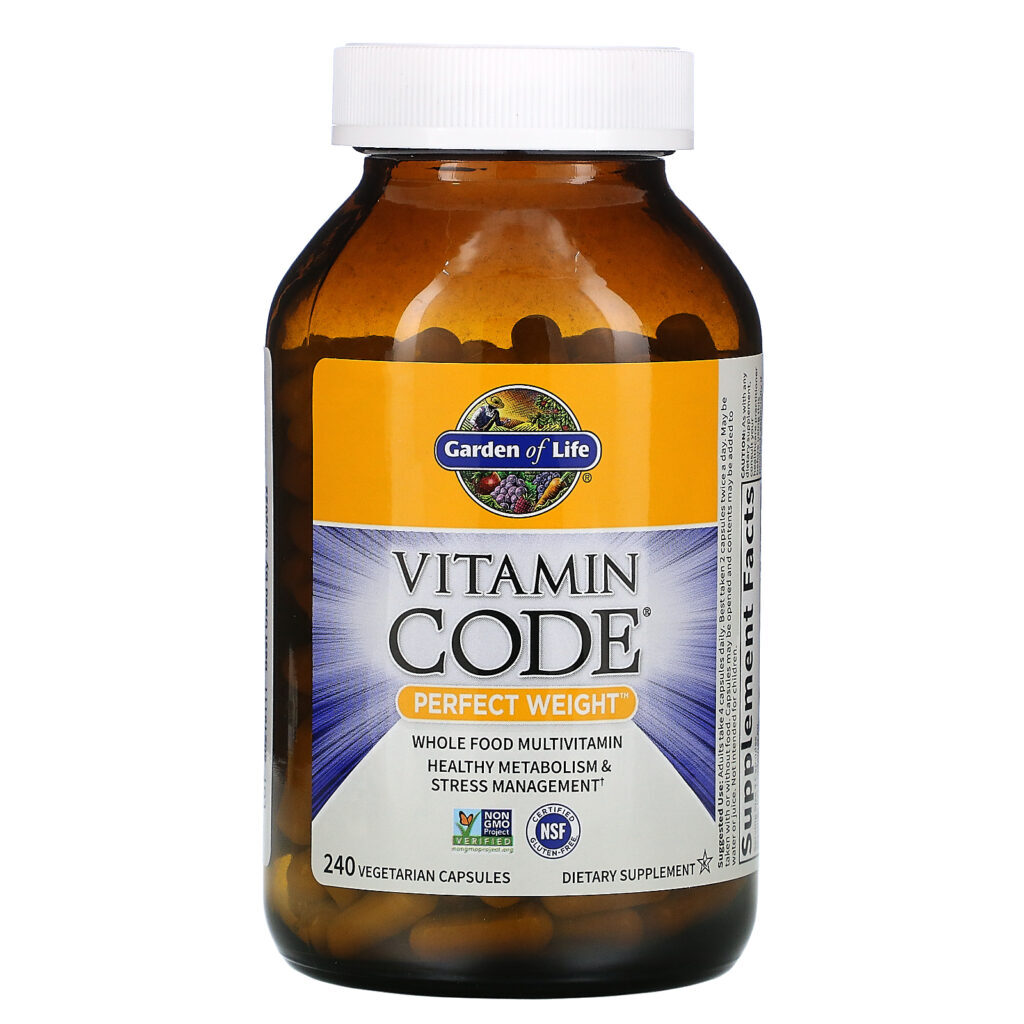 Garden of Life, Vitamin Code, Perfect Weight, 240 Cápsulas Vegetais UltraZorbe - Imagem 3