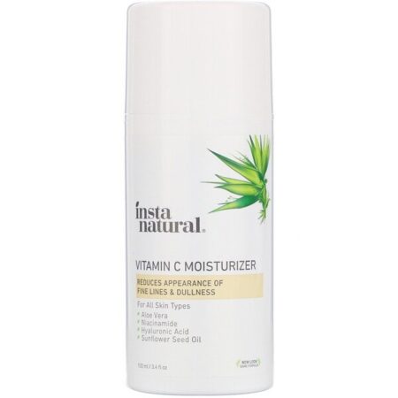 InstaNatural, Hidratante com Vitamina C, Antienvelhecimento, 100 ml (3,4 fl oz)