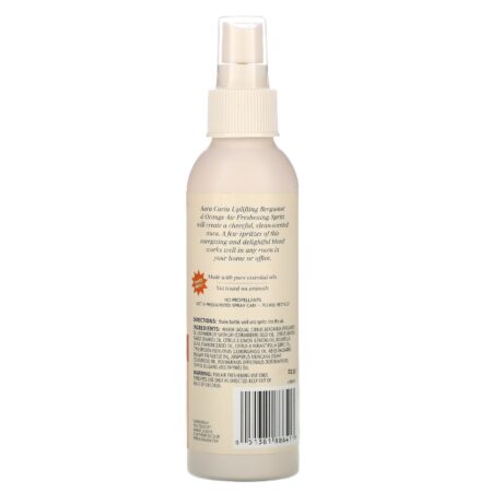 Aura Cacia, Spray Purificador de Ar, Bergamota & Laranja Renovadora, 6 fl oz (177 ml) - Image 2