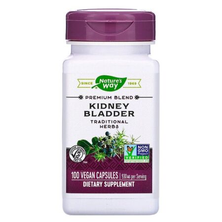 Nature's Way, Kidney Bladder, 465 mg, 100 Cápsulas Vegetais