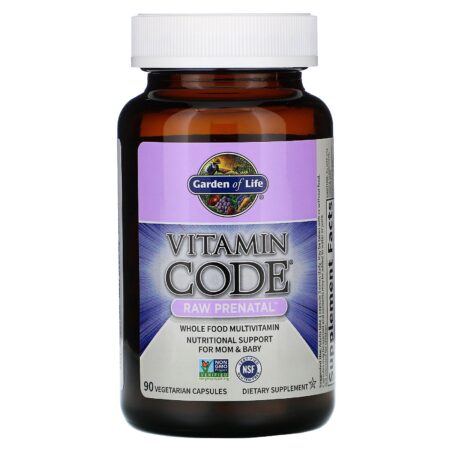 Garden of Life, Vitamin Code, Pré-Natal RAW, 90 Cápsulas Vegetais - Image 3