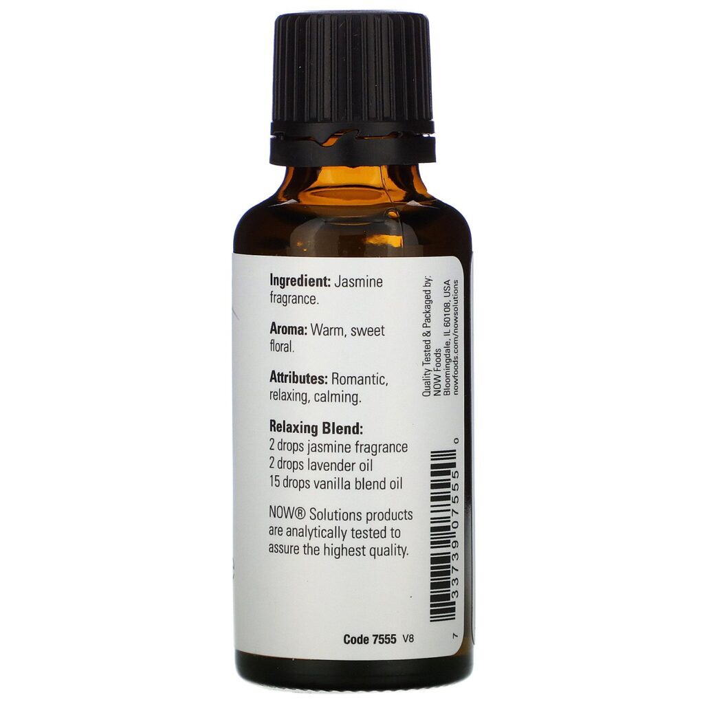 Now Foods, Solutions, Jasmim, 30 ml (1 fl oz) - Imagem 2