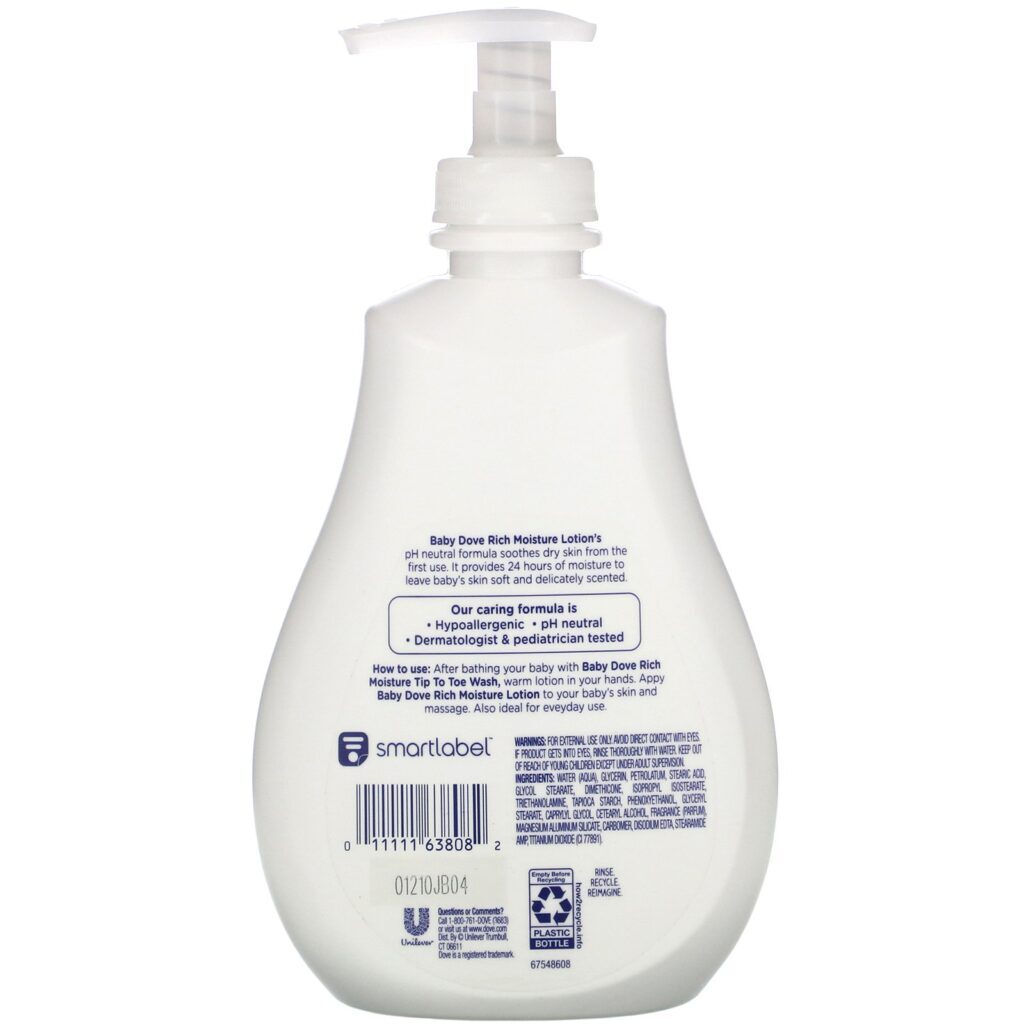Dove, Loção Baby hidratação enriquecida, 384 ml - Imagem 2