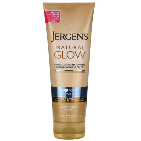 Jergens, Natural Glow, Firming Daily Moisturizer, Fair to Medium, 7.5 fl oz (221 ml)