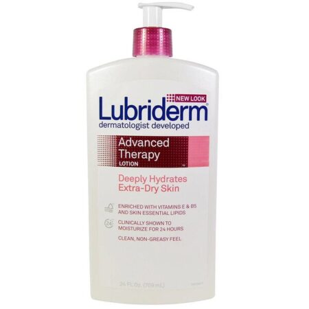 Lubriderm, Loção de Terapia Avançada, Hidrata Profundamente Peles Extra-Secas, 24 oz fl. (709 ml)