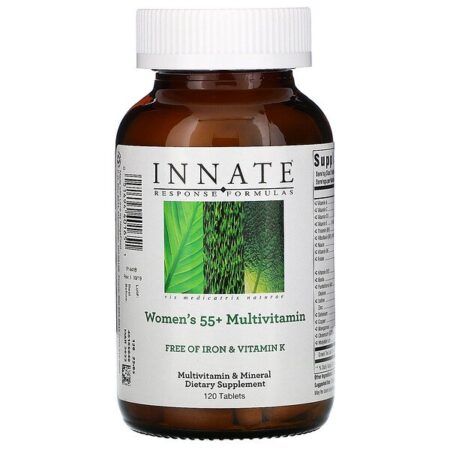 Innate Response Formulas, Multivitamínico para Mulheres Acima de 55 Anos, Sem Ferro e Vitamina K, 120 Comprimidos