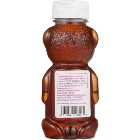 Madhava Natural Sweeteners, Mel Orgânico de Urso, 340 g - Image 2