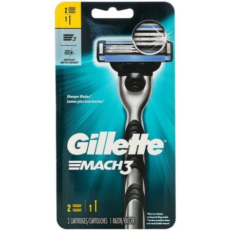 Gillette, Mach3, 1 lâmina + 2 refis