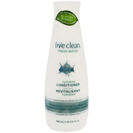 Live Clean, Condicionador Hidratante, Água Fresca, frasco de 12 oz (350 ml)