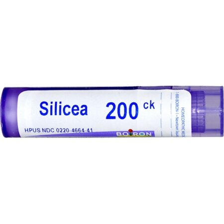 Boiron, Single Remedies, Silicea, 200CK, Aprox. 80 Pellets