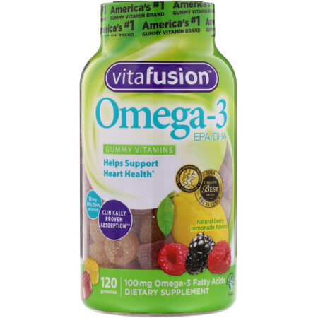 VitaFusion, Ômega-3, EPA/DHA, 120 Balas de Goma