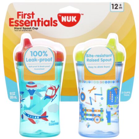 NUK, First Essentials, Hard Spout Cup, 12+ Months, 2 Cups, 10 oz (300 ml) Each - Image 2