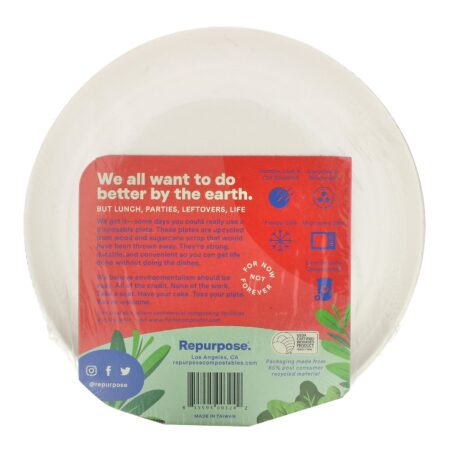 Repurpose, Heavy Duty, 6" Plates, 20 Count - Image 2