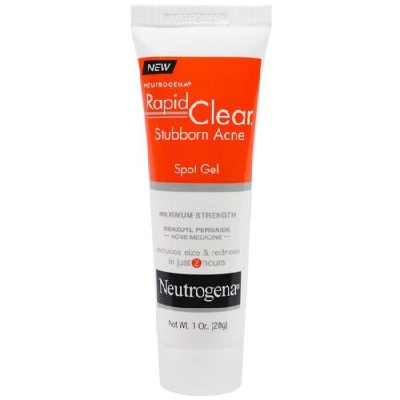 Neutrogena, Rapid Clear, Gel para Acne Resistente, Intensidade Máxima, 5,0 fl oz (147 ml)