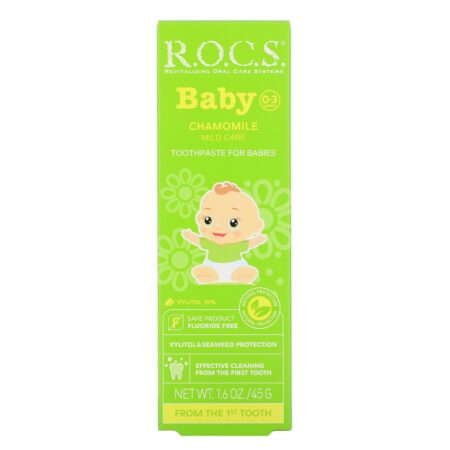 R.O.C.S., Baby, Chamomile Toothpaste, 0-3 Years, 1.6 oz (45 g) - Image 2