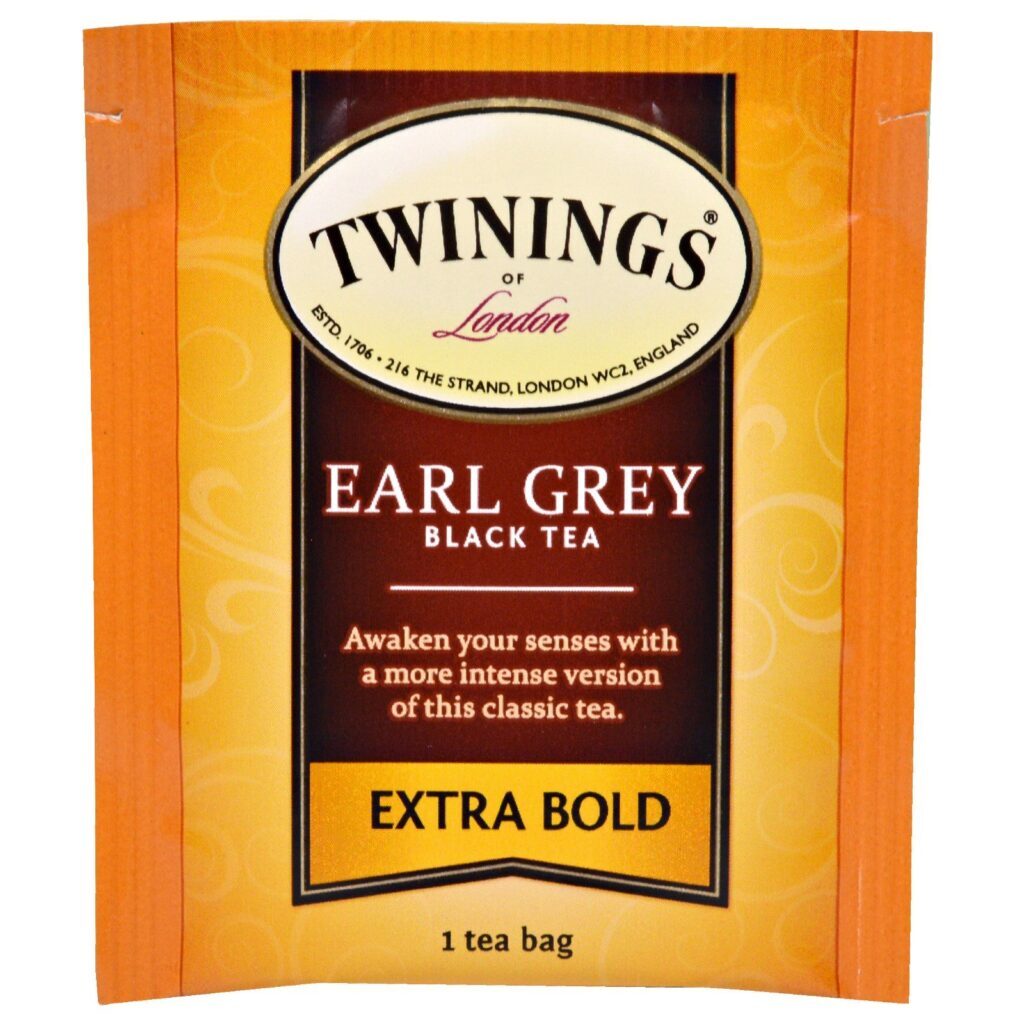 Twinings, Chá Preto, Earl Grey, Extra Bold, 20 sachês, 40g - Imagem 3