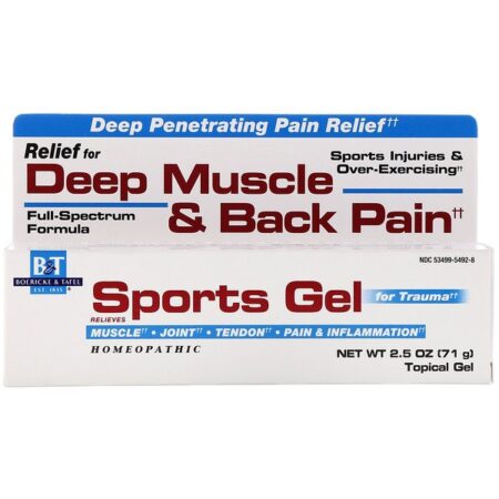 Boericke & Tafel, Sports Gel, for Trauma, Topical Gel, 2.5 oz (71 g)