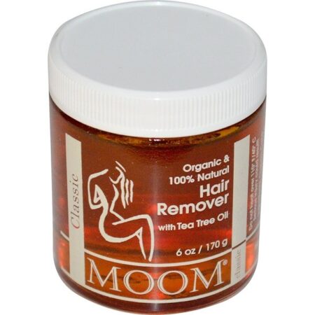 Moom, Removedor de pêlos com chá de malaleuca, Clássico 6 oz (170g)