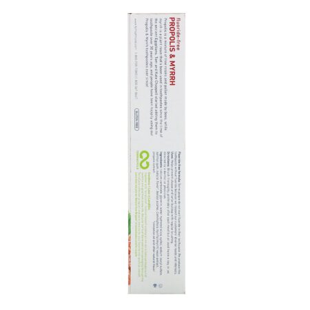 Tom's of Maine, Natural Antiplaue, Propolis & Myrrh Toothpaste, Fluoride-Free , Cinnamint, 5.5 oz (155.9 g) - Image 3