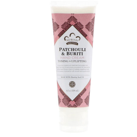 Nubian Heritage, Hand Cream, Patchouli & Buriti, 4 fl oz (118 ml)