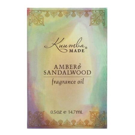 Kuumba Made, Óleo perfumado, âmbar e sândalo, 0,5 oz. (14,7 mL) - Image 2