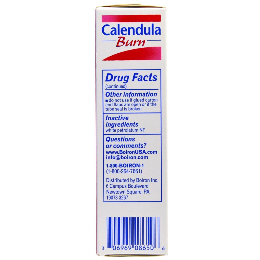 Boiron, Calêndula, Queimadura, Pomada Calmante, 30 g - Imagem 3