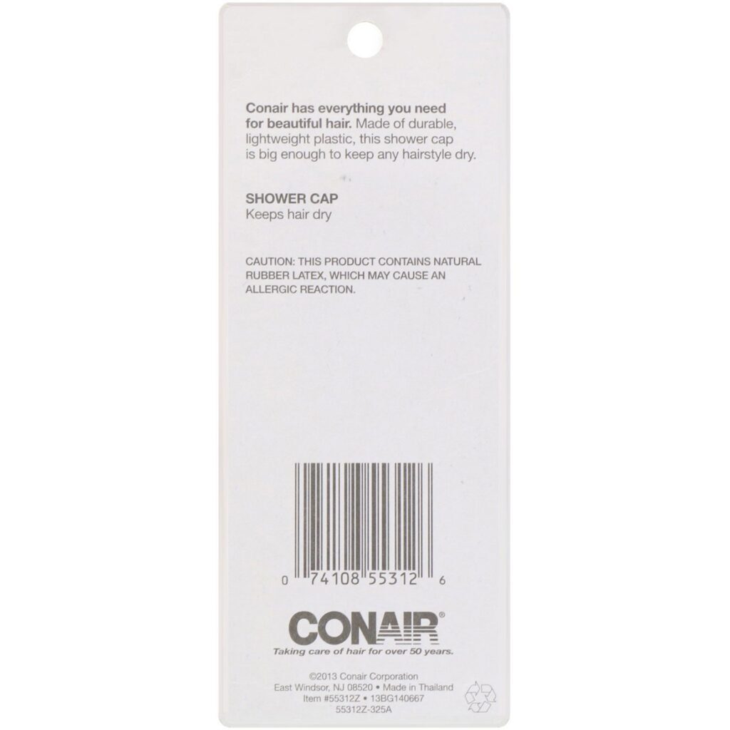 Conair, Touca de banho, grande, 1 touca de banho grande - Imagem 2