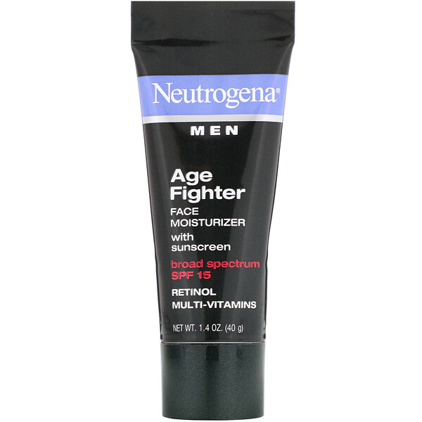 New 2 Neutrogena Men Age Fighter orders Face Moisturizer SPF 15 Retinol 1.4 oz ea